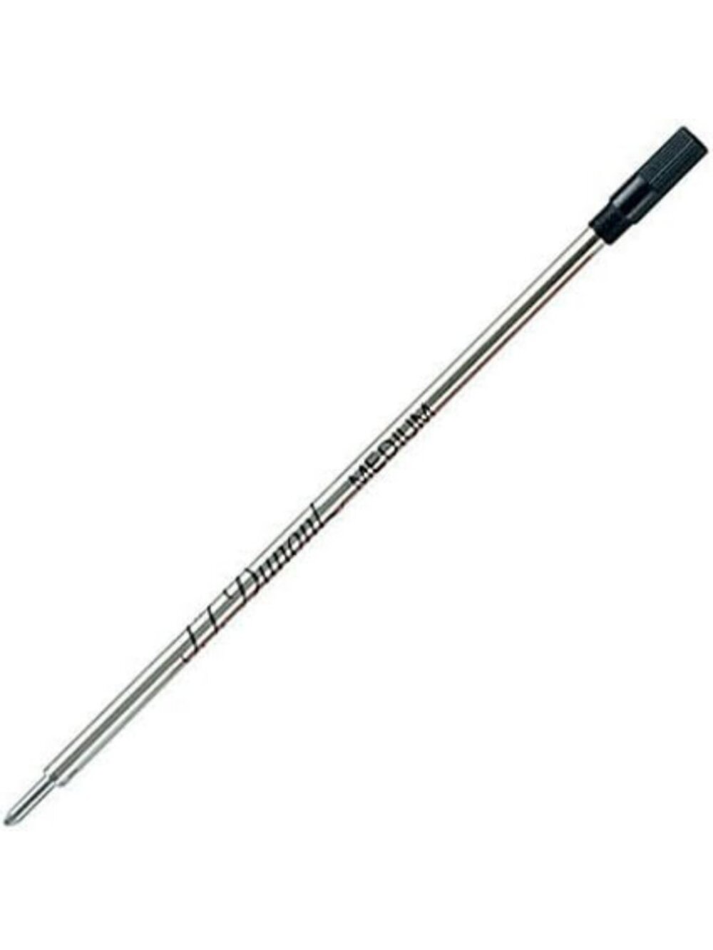 Medium Black Ballpoint Pen Refills - Pack of 10, Smooth Writing, Durable Ink